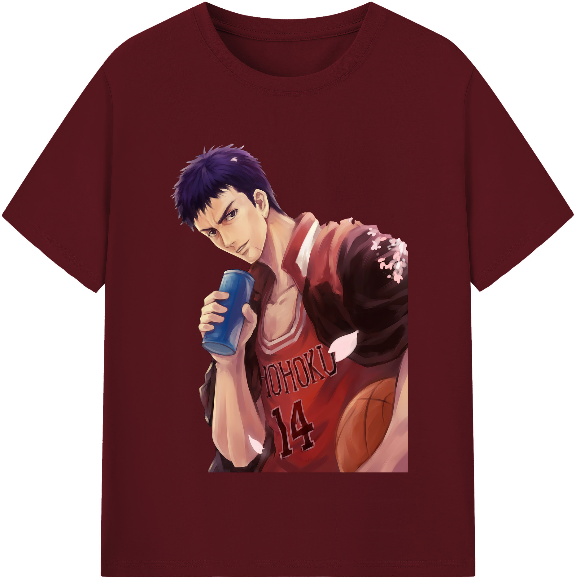 （画像用） SLAM DUNK／スラムダンク 綿100％半袖Tシャツ（フロントプリント）